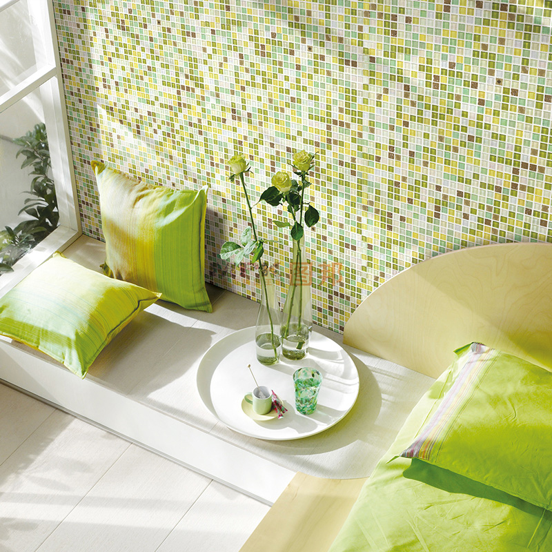 图邦马赛克彩色玻璃水晶客厅浴室橱柜阳台背景墙贴
